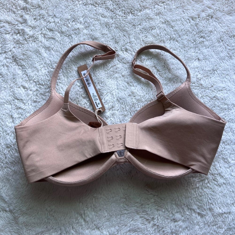 Skims Ultimate Push Up Plunge Bra Clay BR-UWR-1881 Women's Size 32DD NEW - Picture 5 of 12